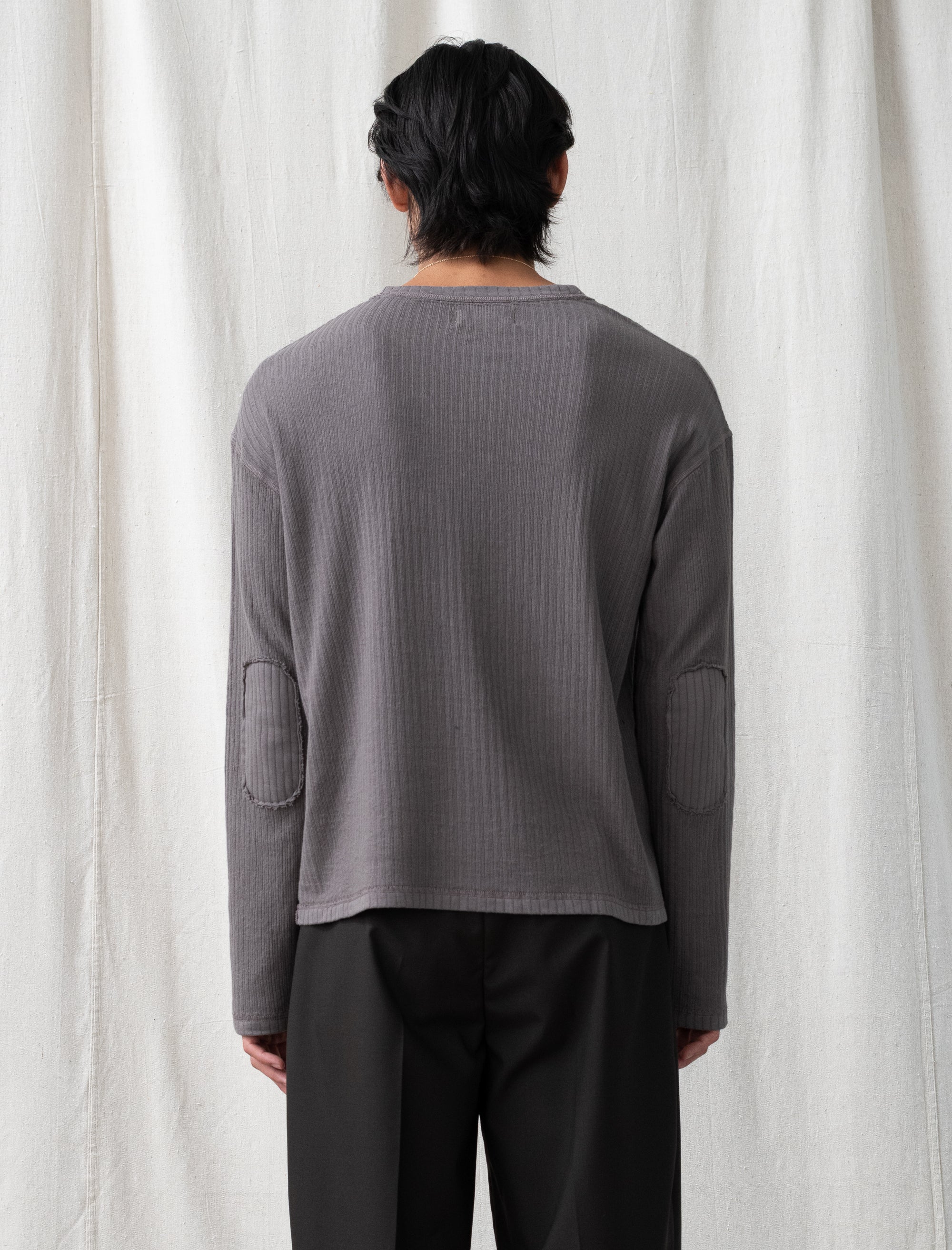 Reverse Rib Sweater (Murkey Grey)