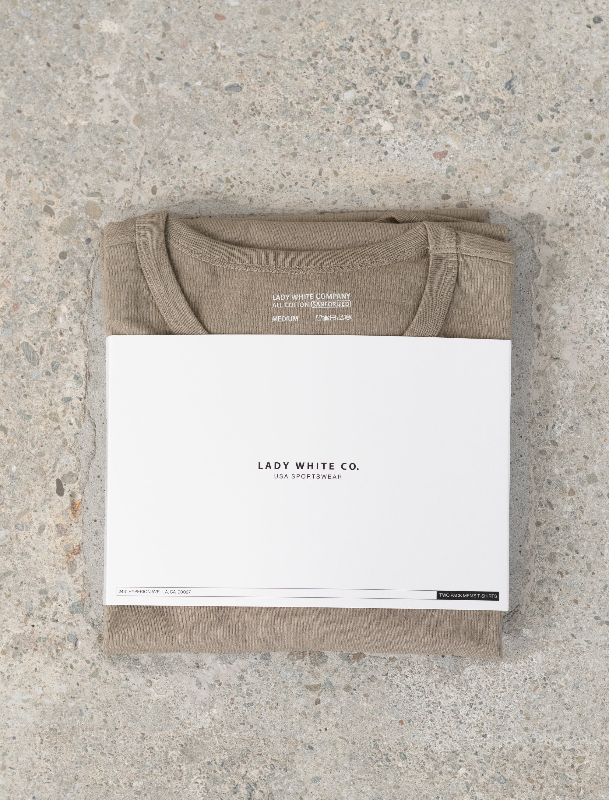 T-Shirt 2-Pack (Almond)