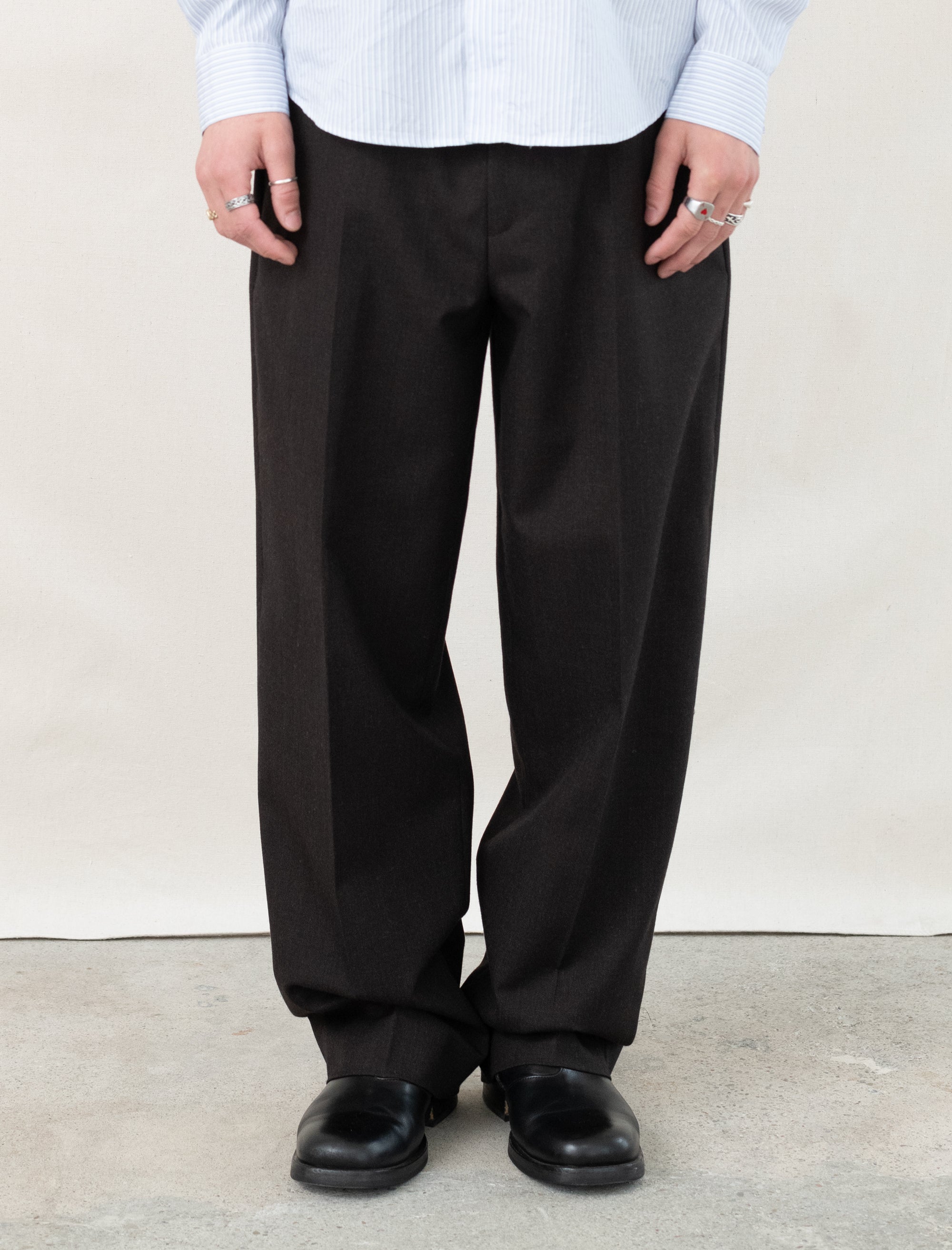 Study Trousers (Deep Brown)