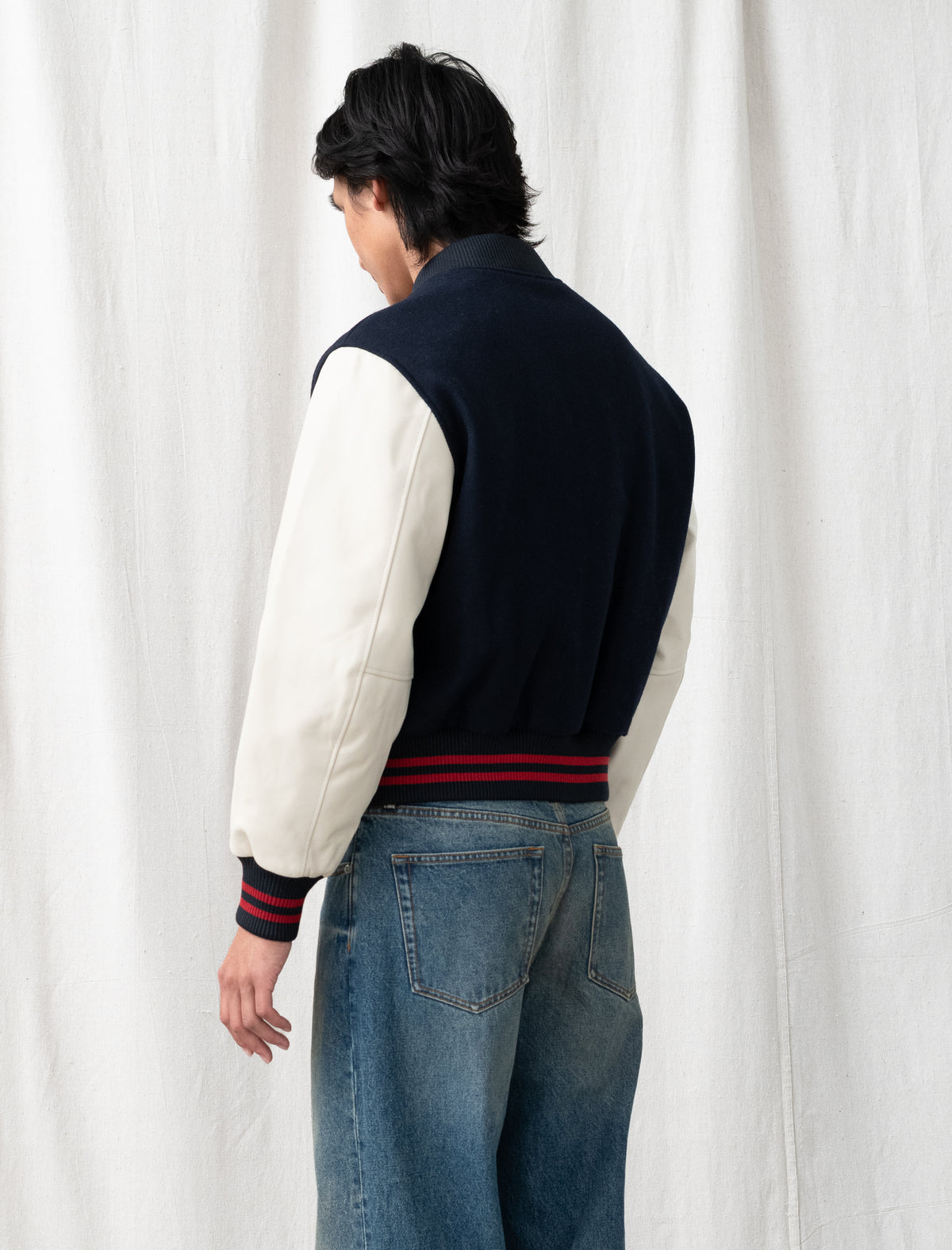 Wool Varsity (Navy)