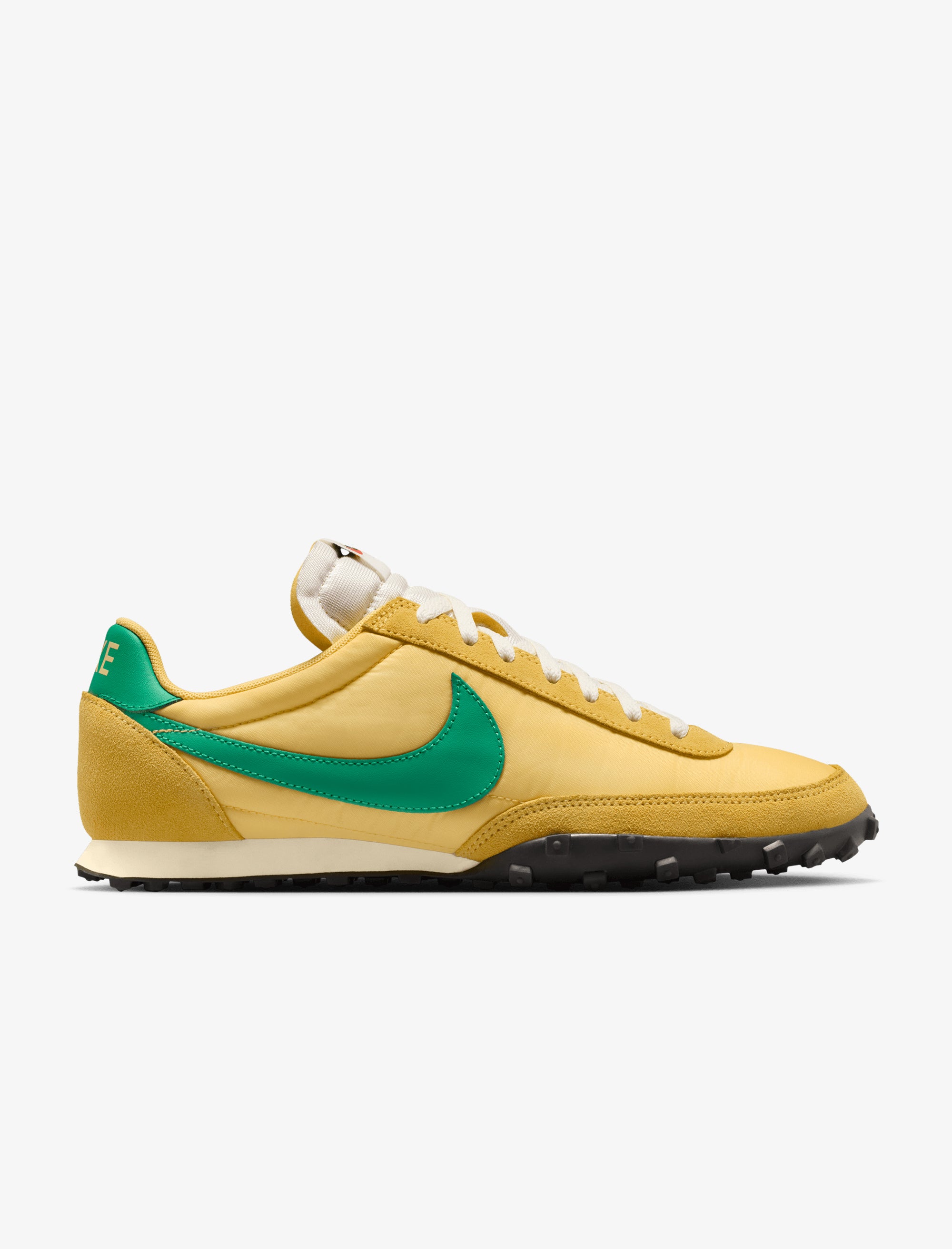 nike waffle racer gold green