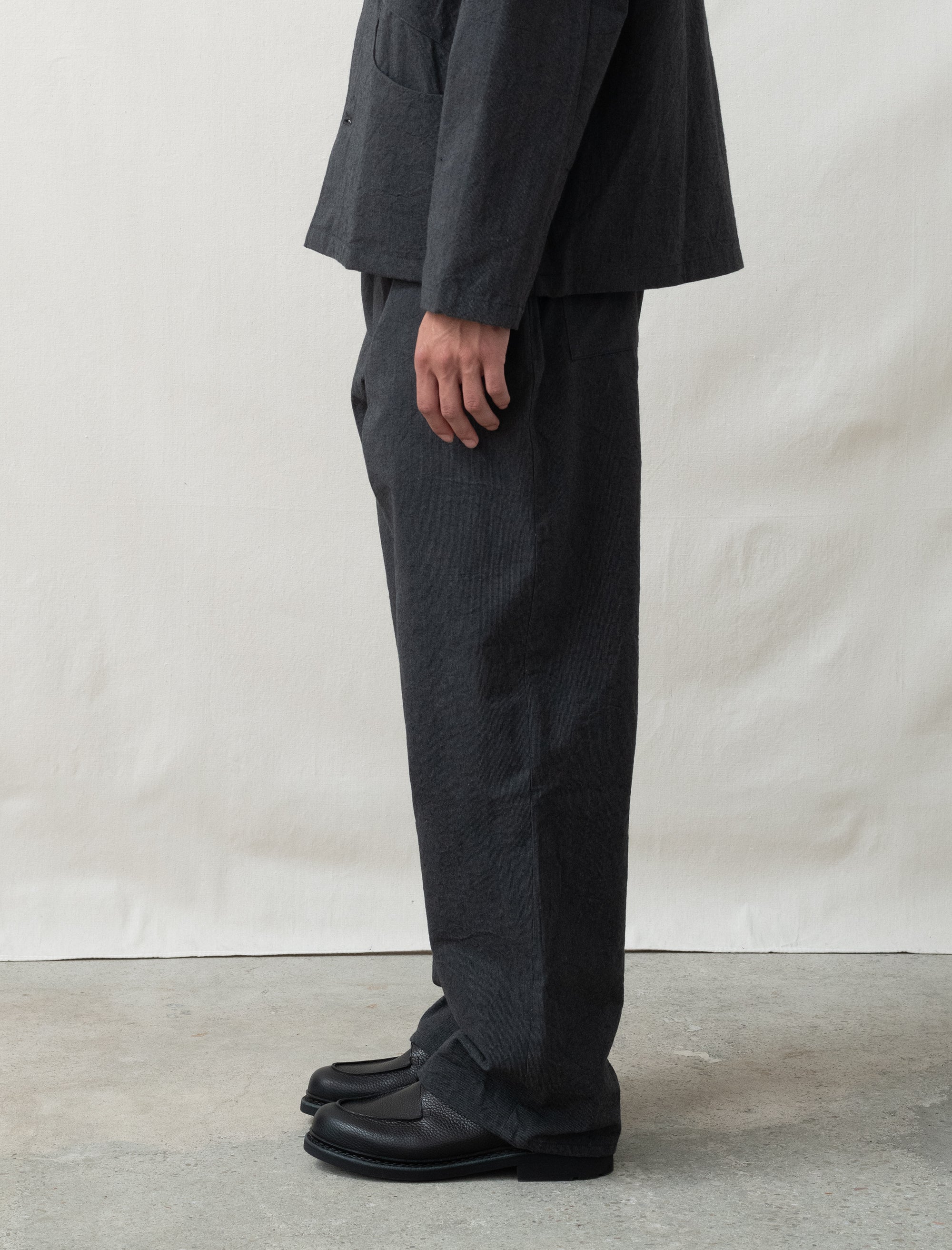 テンダーロインT-LABOR PANTS ウールパンツ K-Seven黒WOOL TENDERLOIN テンダーロイン ワークパンツ Lポケット ワイド チノパン T