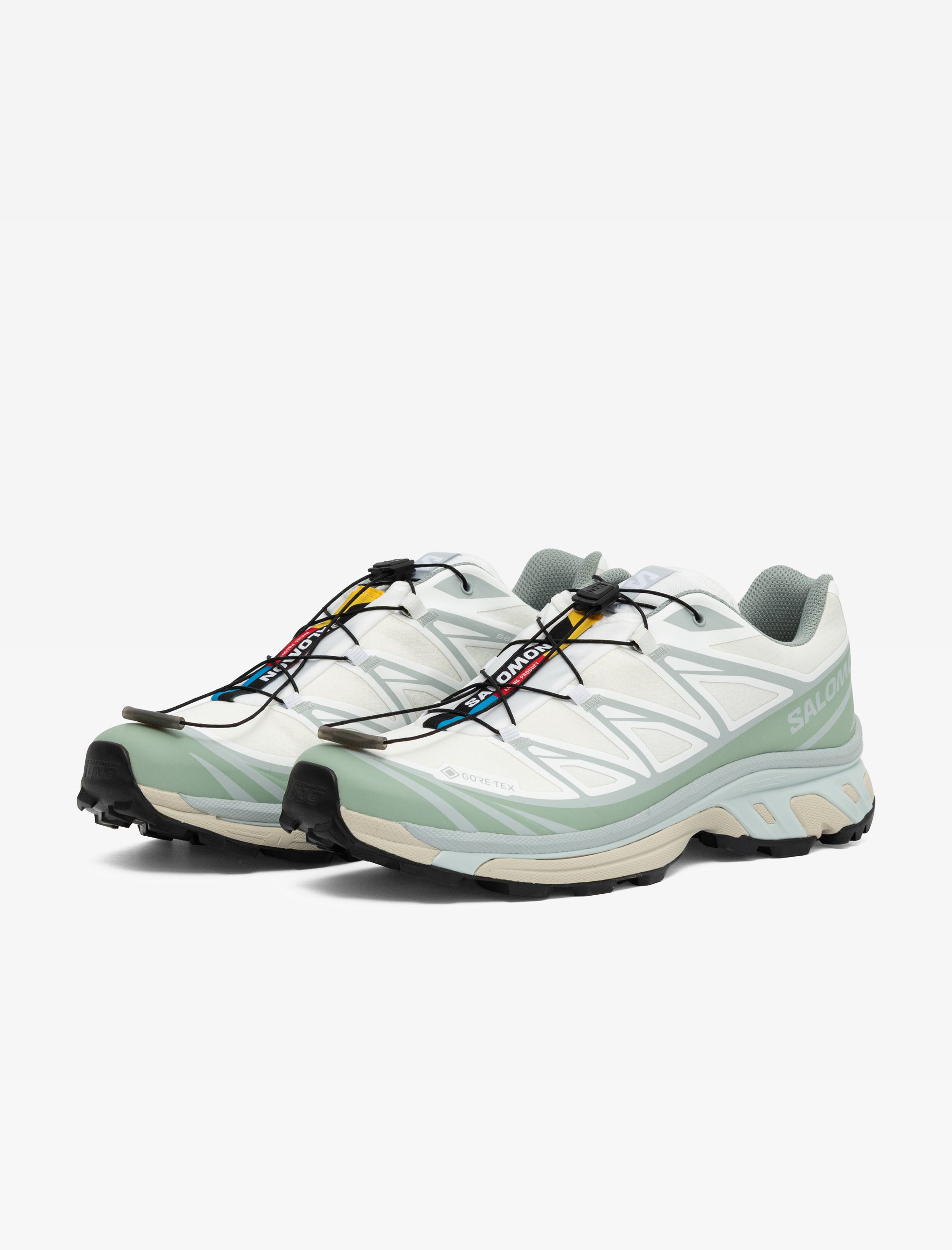 salomon XT-6 GTX (White/Green Milieu)