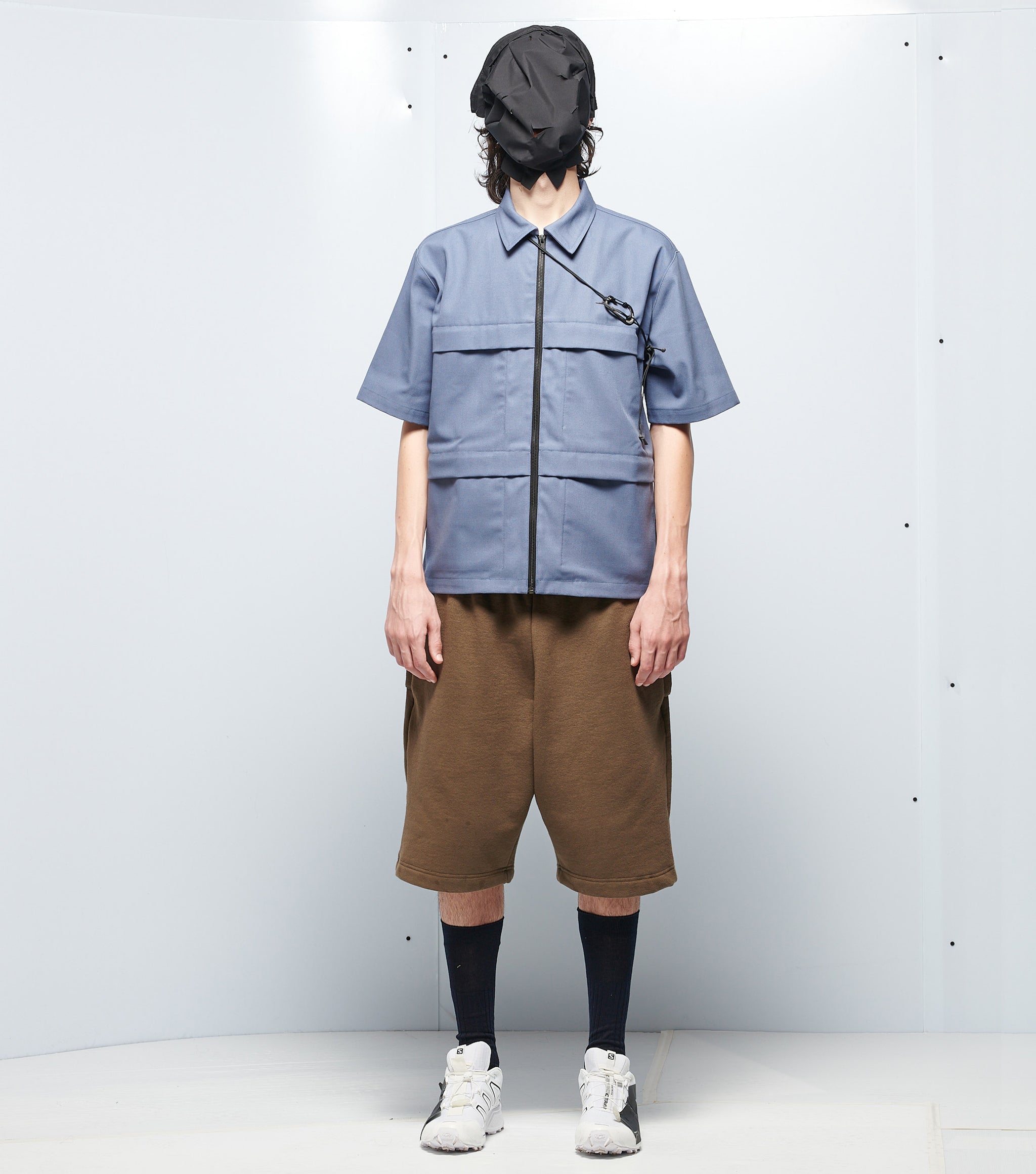 Solid S/S Shirt (Dusty Blue)