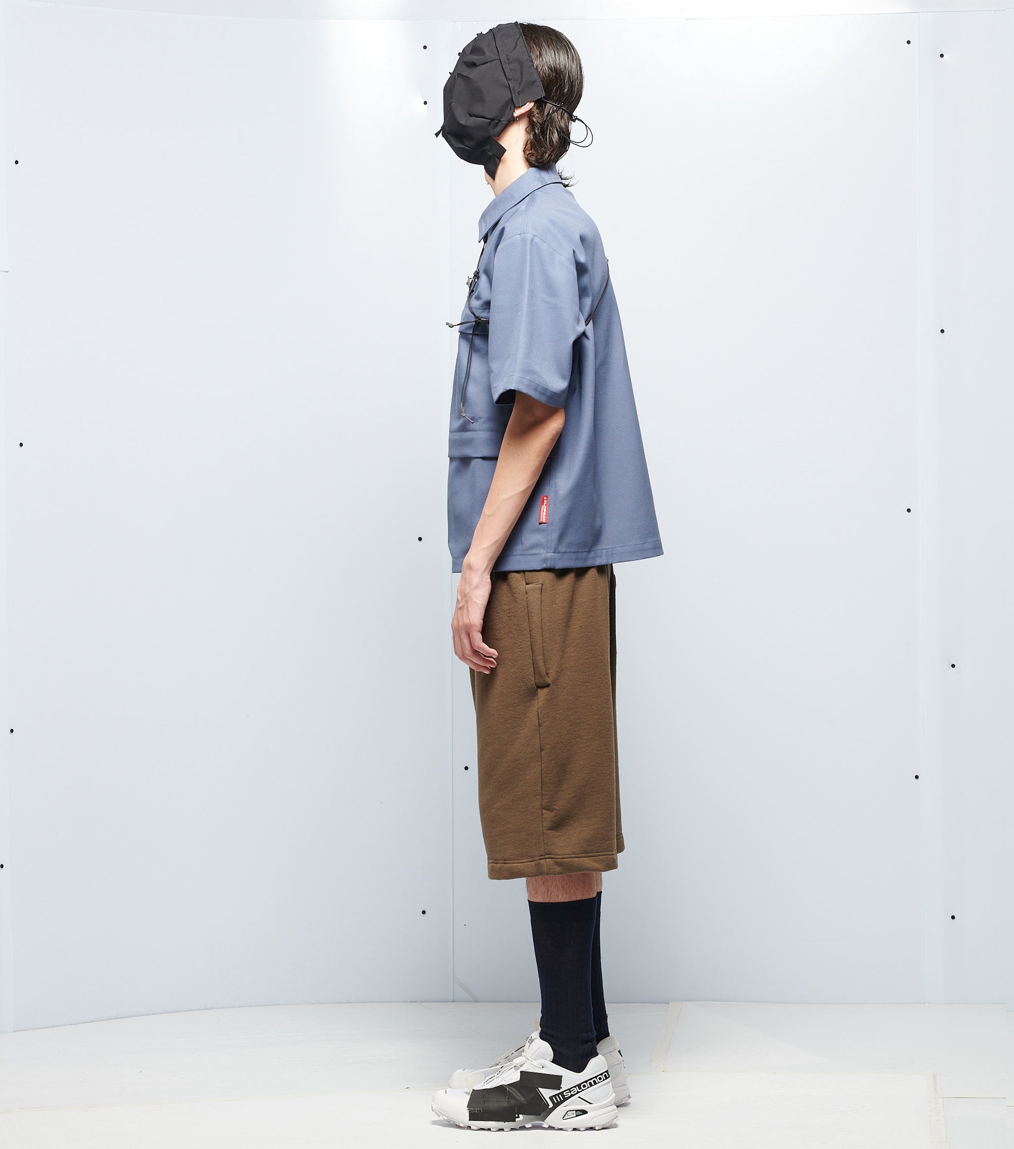 Solid S/S Shirt (Dusty Blue)